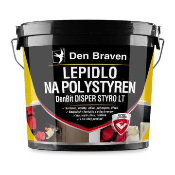 Den Braven 11014BI - Lepidlo na polystyrén DenBit DISPER STYRO LT 10 kg vedro