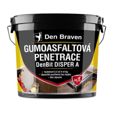 Den Braven 11021BI - Gumoasfaltová penetrácia DenBit DISPER A 5 kg vedro