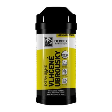 Den Braven B9012DBX - Extra silné vlhčené obrúsky 80 + 20 ks ZADARMO dóza