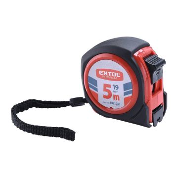Extol Premium 8821035 - Meter zvinovací, 5m, šírka pásu 19mm