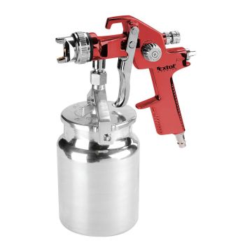 Extol Premium 8865055 - Pištoľ striekacia s nádobkou zdola a funkciou HVL, max. prac. tlak 300kPa