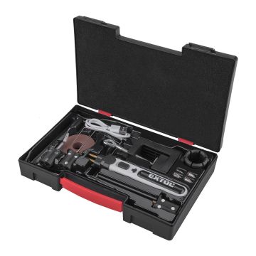 Extol Premium 8891504 - Pero vyrezávacie na polystyrén a spájkovačka akumulátorová, 2Ah, nabíjanie USB-C, príslušentvo