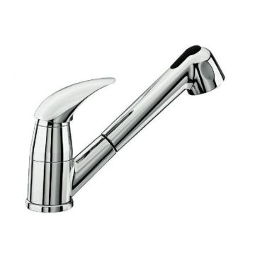 Faris Panther - Drezová batéria stojanková s výsuvnou sprchou, chróm 1077