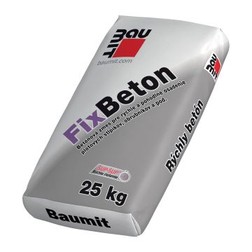 Baumit FixBeton – Rýchlo tuhnúci betón bez miešania - 25 kg