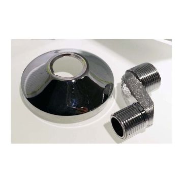 Etážka + Rozeta k batériám, chróm, 1 kus, GA T-2591