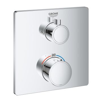 GROHE Grohtherm - Termostatatická batéria pre 2 spotrebiče, chróm 24079000