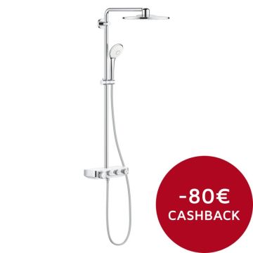 GROHE Euphoria SmartControl System 310 Duo - Sprchový systém s termostatom na stenu, mesačná biela 26507LS0