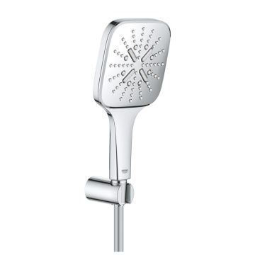 GROHE Rainshower SmartActive 130 Cube - Sprchový set pre upevnenie na stenu s 3 prúdmi, chróm 26589000