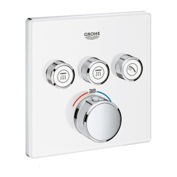 GROHE Grohtherm SmartControl - Podomietkový termostat na tri spotrebiče, mesačná biela 29157LS0