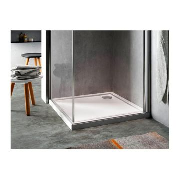 Glass 1989 Cinco - Sprchová vanička 1100x900 mm, materiál akrylát, biela GDC064000