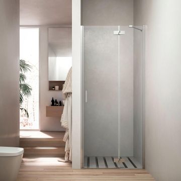 Glass 1989 Soho - Sprchový kút otváravé dvere, veľkosť vaničky 120 cm, prevedenie pravé, profily chrómové, číre sklo, GQN0012T50R