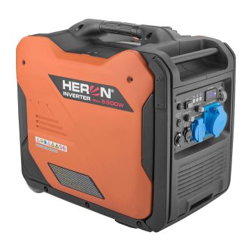 Heron 8896227 - Elektrocentrála invertorová tichá 1F, 5,5kW, dialkové ovládanie