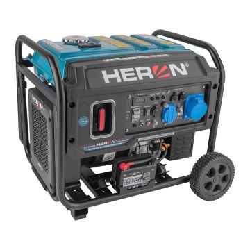 Heron 8896233 - Elektrocentrála invertorová rámová 1F, 6,5kW, 9,5HP, elektrický štart s DO