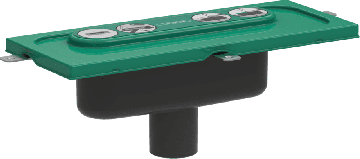 Hansgrohe uBox universal - Základné teleso pre lineárne sprchové žľaby pre zvislú inštaláciu, 01002180