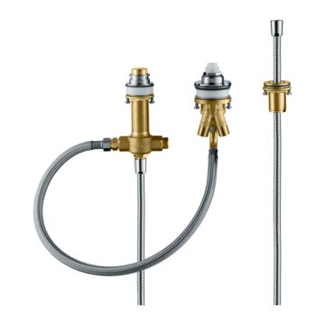 Hansgrohe - Základné teleso pre 3-otvorovú pákovú batériu na okraj vane, 13439180