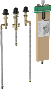 Hansgrohe - Základné teleso pre 4-otvorovú batériu na okraj vane, 13440180