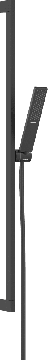 Hansgrohe Pulsify E - Sprchová súprava 100 1jet EcoSmart+ so sprchovou tyčou 900 mm, čierna matná 24381670