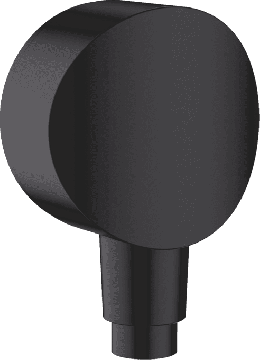 Hansgrohe FixFit S - Nástenné kolienko so spätným ventilom, čierna matná 26453670