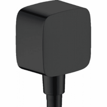 Hansgrohe FixFit - Nástenné kolienko so spätným ventilom, čierna matná 26457670