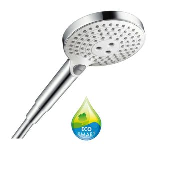 Hansgrohe Raindance Select S - Ručná sprcha 120 3jet EcoSmart, biela/chróm 26531400