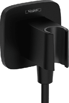 Hansgrohe FixFit Q - Kolienko s držiakom sprchy, čierna matná 26887670