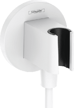 Hansgrohe FixFit S - Kolienko s držiakom sprchy, biela matná 26888700