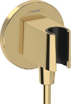 Hansgrohe FixFit S - Kolienko s držiakom sprchy, leštený vzhľad zlata 26888990