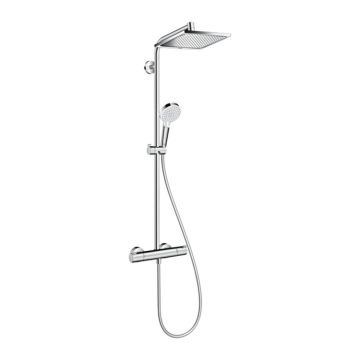 Hansgrohe Crometta E - Showerpipe 240 1jet EcoSmart 9 l/min s termostatom, chróm 27281000