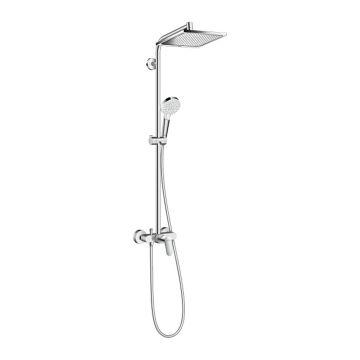 Hansgrohe Crometta E - Showerpipe 240 1jet s pákovou batériou, chróm 27284000