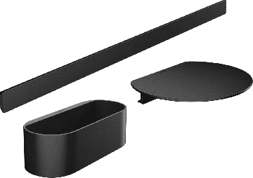 Hansgrohe WallStoris - Sada k vani, čierna matná 27966670