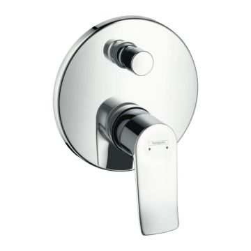Hansgrohe Metris - Páková vaňová batéria pod omietku, chróm 31493000