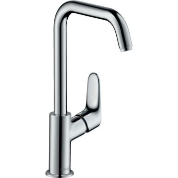 Hansgrohe Focus - Umývadlová batéria 240 s otočným výtokom a odtokovou súpravou s tiahlom, chróm 31609000