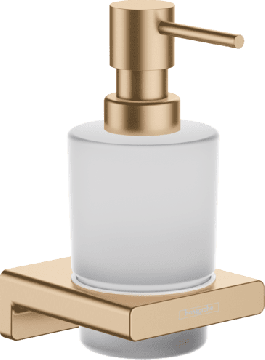 Hansgrohe AddStoris - Dávkovač tekutého mydla, kartáčovaný bronz 41745140