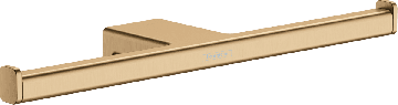 Hansgrohe AddStoris - Držiak na toaletný papier dvojitý, kartáčovaný bronz 41748140
