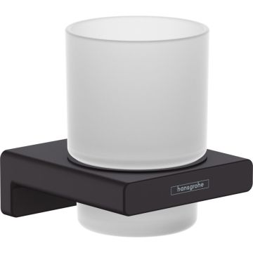 Hansgrohe AddStoris - Nádobka na ústnu hygienu, matná čierna 41749670