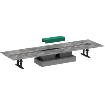 Hansgrohe uBox universal - Úplná sada pre plochú inštaláciu - 900 pre vrchné sady sprchových žľabov, 56019180