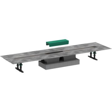 Hansgrohe uBox universal - Úplná sada pre plochú inštaláciu - 1000 pre vrchné sady sprchových žľabov, 56020180