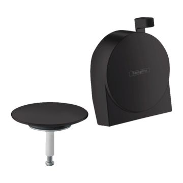 Hansgrohe Exafill S - Vrchná sada vaňového výtoku, odtokovej a prepadovej súpravy, matná čierna 58117670