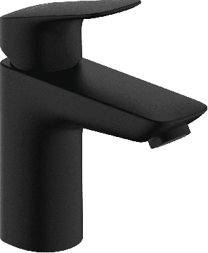 Hansgrohe Logis - Páková umývadlová batéria 100 bez odtokovej súpravy, čierna matná 71101670