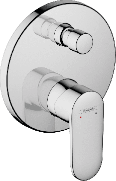 Hansgrohe Vernis Blend - Páková vaňová batéria pod omietku, so zabudovateľnou bezpečnostnou kombináciou podľa EN1717, chróm 71467000