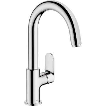 Hansgrohe Vernis Blend - Umývadlová batéria s otočným výtokom a odtokovou súpravou s tiahlom, chróm 71554000