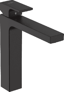 Hansgrohe Vernis Shape - Páková umývadlová batéria 190 bez odtokovej súpravy, čierna matná 71591670
