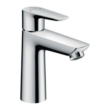 Hansgrohe Talis E - Páková umývadlová batéria 110 s odtokovou súpravou s tiahlom, chróm 71710000