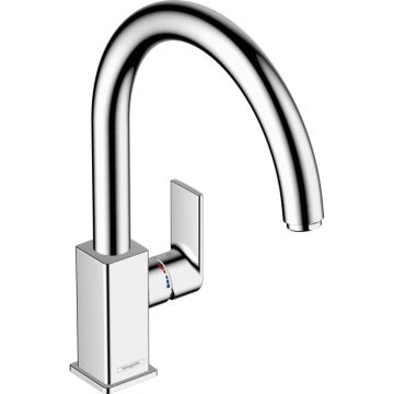Hansgrohe Vernis Shape M35 - Kuchynská páková batéria 210 s otočným výtokom, chróm 71871000