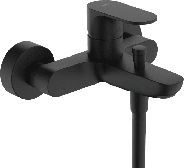 Hansgrohe Rebris S - Páková vaňová batéria na stenu, čierna matná 72440670