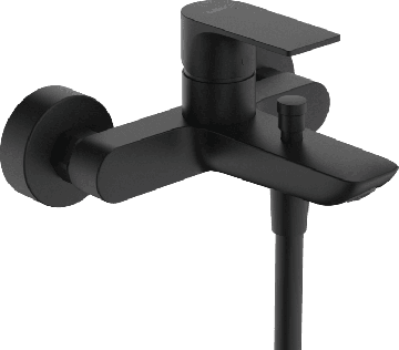 Hansgrohe Rebris E - Páková vaňová batéria na stenu, čierna matná 72450670