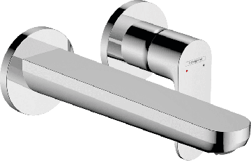 Hansgrohe Rebris S - Páková umývadlová batéria pod omietku, pre montáž na stenu, s výtokom 20 cm, chróm 72528000