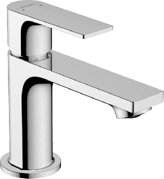 Hansgrohe Rebris E - Páková umývadlová batéria 80 s odtokovou súpravou s tiahlom, chróm 72550000