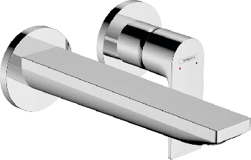 Hansgrohe Rebris E - Páková umývadlová batéria pod omietku, pre montáž na stenu, s výtokom 20 cm, chróm 72568000
