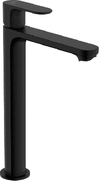 Hansgrohe Rebris S - Páková batéria 240 CoolStart pre umývadlovú misu s odtokovou súpravou s tiahlom, čierna matná 72580670